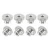 sourcing map Knurled Thumb Nuts, 8Pcs M6 Carbon Steel Nut
