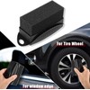 2Pcs Car Wheel Waxing Sponge and Tire Shine Applicator Pad