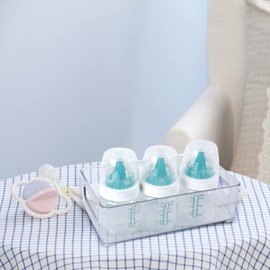 YeeBeny - Organizador de biberones, centro de almacenamiento de plástico para biberones y tarros de alimentos, organizador de biberones de bebé para gabinete, organizador perfecto para gabinete de cocina, despensa, refrigerador y encimera