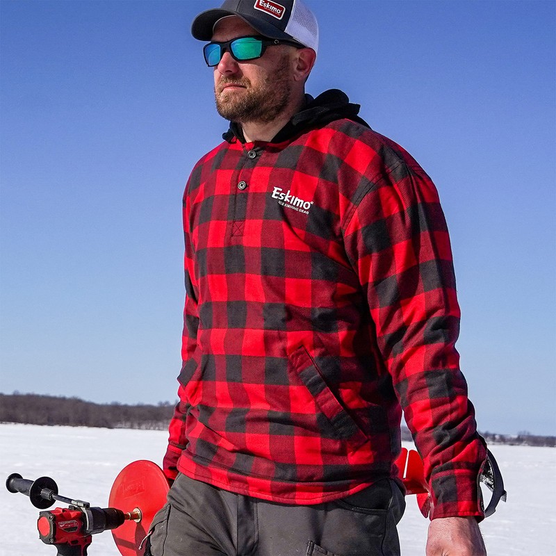 Eskimo Men's Kenora Dinner Jacket, Buffalo Plaid, X-Large