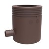 Marley Rain collector 80-105 mm with filter, brown, 1 inch