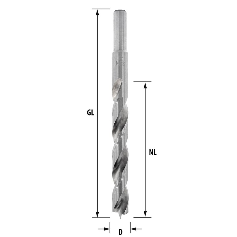 ENT DURADRILL HSS-G Premium Wood Drill with Ø 12 mm,