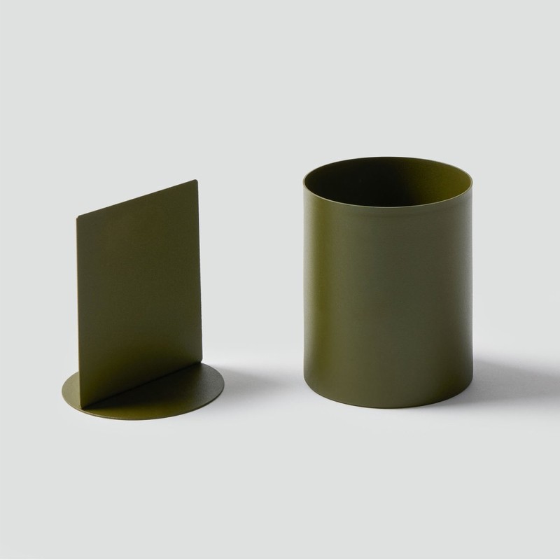 JAJU [JAJU] Metal Multi Pen Holder_Khaki