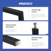 MRAYDECO 10 Pack Soild 6-1/4in (160mm) Black Cabinet Handles Square