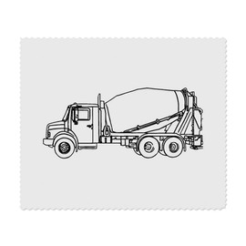 2 x 'Zement-LKW' Mikrofaser-Objektiv- / Brillenreinigungstücher (LC00027935)