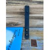 Don Hume Clarino Parade Gloss Black 1" Belt Keeper Brass