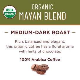 Don Francisco's Ground Organic Mayan, Medium-Dark Roast Coffee (12-ounce bag)