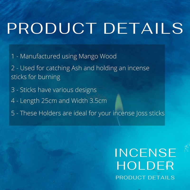 Incense Sticks Holder or Incense Burner Ash Catcher pack of