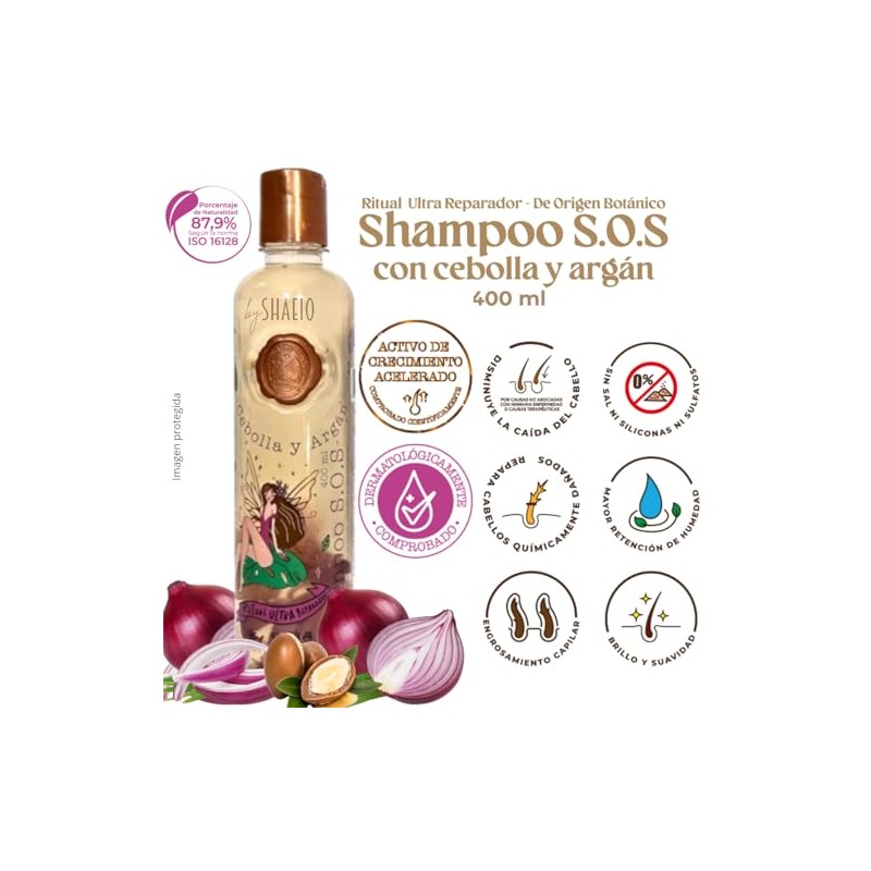 SHAEIO Ritual Botánico | Champú De Cebolla - Con Activo