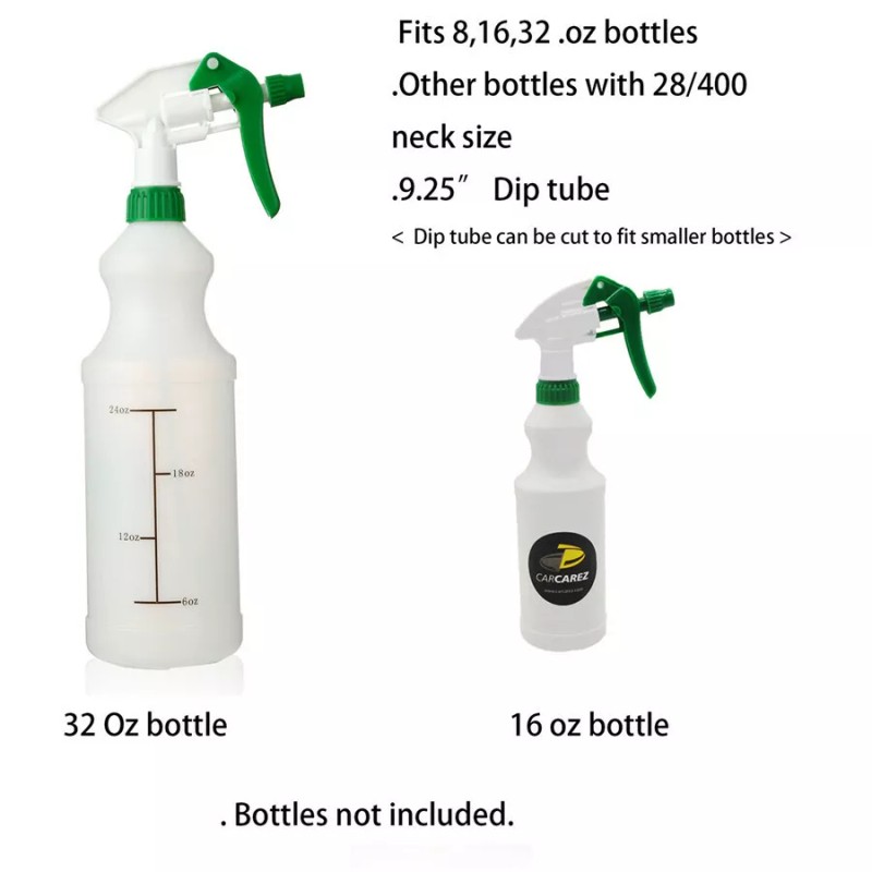 CarCarez 6 Pcs Heavy Duty Chemical Resistant Trigger Sprayer Spray