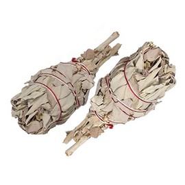 Smudge Stick California White Sage Small Twins 5″ (12cm) Pack of 2