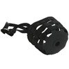 Black Horse Grazing Muzzle Easy Breathe Horse Mouth Cover with