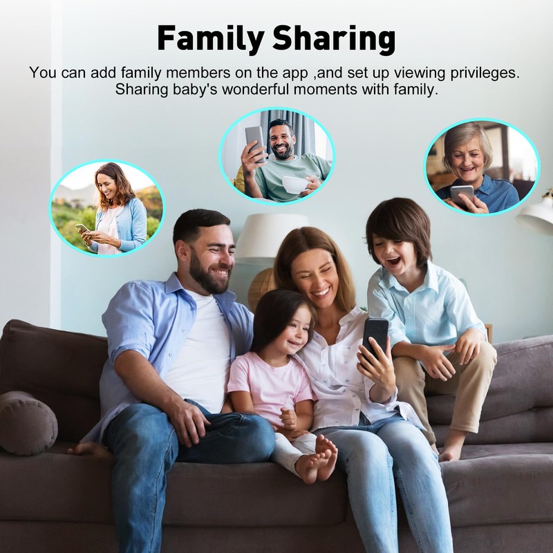 Simyke Upgrade Video Baby Monitor with 2 Cameras and Audio