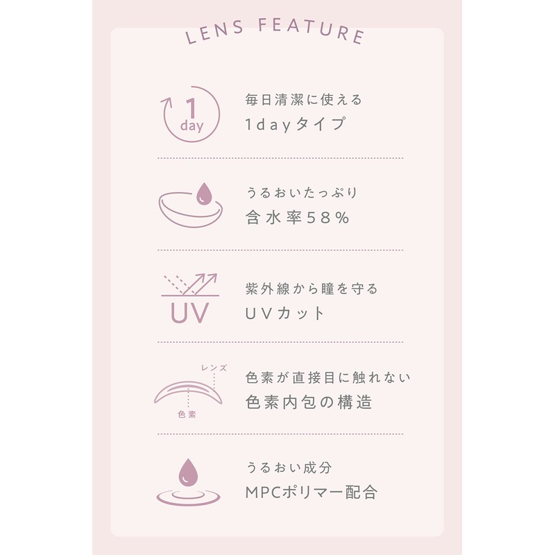 [ てんちむ プロデュース カラコン ] HARNE (ハルネ) ワンデー 10枚入り トリュフ（度なし）[0.00]