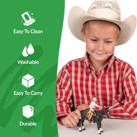 Big Country Toys Cowboy - 1:20 Scale - Hand Painted - Farm Toys - Rodeo Figurines