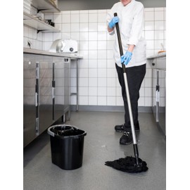 Vikan Microfibre socket mop, 200g, Yellow