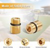 SDRZJX 2PCS Brass Pressure Washer Pump Outlet Fittings M20 to
