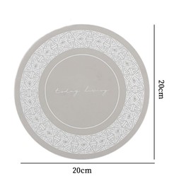 CXINCFBFUSH Mat Cooking Heater Mat, Anti-slip, Stove Scratch Resistant Protection, 1 Piece Set, Washable, Diameter Approx. 7.9 inches (20 cm)
