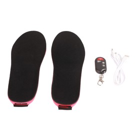 Heated Insoles DIY Cuttable Smart Remote Control USB Rechargeable Electric Heating Insoles for Men Women Outdoor Size 35‑40