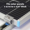 Adamax SPEC158-5PK Solar Panel End Clamps for 1-5/8 in. Steel