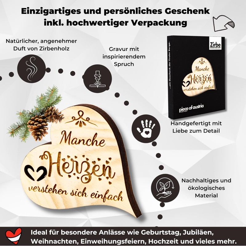 sagl.tirol Pine Heart Mini Some Hearts ...