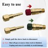 Ebrmeiwo QDB10 Quick Disconnect Kits for Torches with Check Valves,