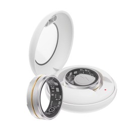 Smart Ring Android Smart Rings Men Women Sleep Tracker Heart Rate Monitor Smart Ring IOS Heart Rate Fitness Tracker Ring Sleep Tracker Fitness Ring Pedometer Fitness Tracker Health Ring Gold Silver