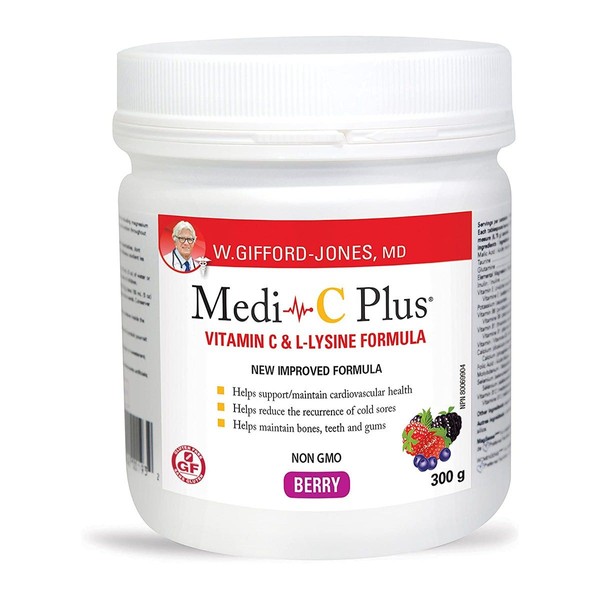 Medi-C Medi C Plus With Magnesium Ascorbate Berry Powder 300g