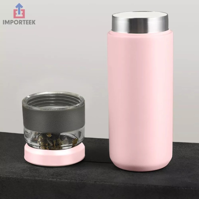 Importeek 5pz Termo Digital Lector Temperatura Acero Filtro Te 480ml