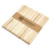 50 Pieces Natural Wood Sticks Language Ice Shadow DIY Creativity
