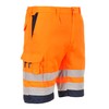 Portwest Hi-Vis Poly-cotton Shorts, Size: M, Colour: Orange/Navy, E043ONRM