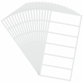 Hybsk 120 PCS Rectangle Removable Labels for Jars Containers Pantry Stickers- No Messy Residue After Use with Easy Write Surface (1 x 3 inch)