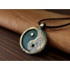 Ancient Looking Yin Yang Necklace Pendant Jewelry For Men Women
