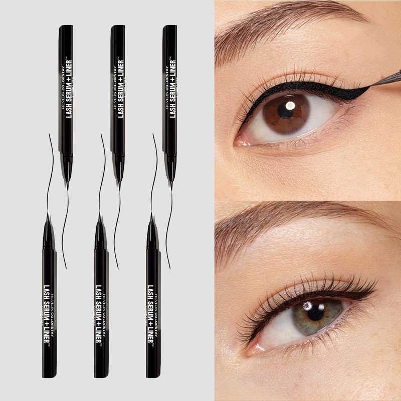 Revlon Colorstay Rush Serum + Liner 0.48mL Blackest Black Liquid