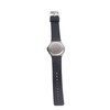 Waterproof Quartz Watch with Rubber Strap Adjustable 3 Hands Easy