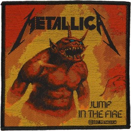 Metallica Jump In The Fire Patch Black