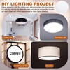PATIKIL 21.5" Diameter Lampshade Diffuser, 2.7mm Thick Round Diffuser Sheet