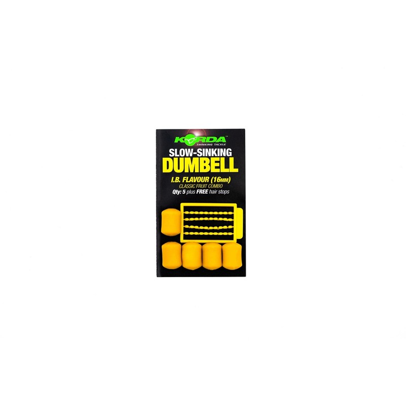Korda Fake Food Slow Sinking Dumbell Banoffee Flavour (8mm)