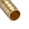 sourcing map 10mm or 3/8" ID Brass Barb Splicer Fitting,Straight