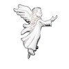 Sterling Silver Guardian Angel Outstretched Hand Brooch Pin