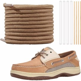 Sperry 스페리 보트용 NDTEZUGT 폴리에스터 신발끈 5 /32(4mm) 원형 끈 바늘 교체 키트 포함 [47 /120cm] Sperry Boat NDTEZUGT Polyester Shoelaces 5/32 (4mm) Round Lace Needle Replacement Kit Included [47/120cm]