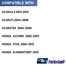 Forlevlaep Pair Front Wheel Bearing and Hub Assembly for Acura ILX 2013-2015, TL 2004-2008,TSX 2004-2008, for Honda Accord 2003-2007, Civic 2006-2015,Element 2007-2010 w/5lug Left&Right BR930575K