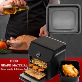 QLRGNE Air Fryer Drip Pan for 10QT COSORI Air Fryer Toaster Oven Combo, Upgraded Nonstick Air Fryer Drip Tray, Oven Oil Drip Pan Tray, Crumb Tray Pan for 10QT COSORI Air fryer, Dishwasher Safe