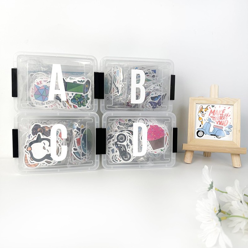 2 Inch Large Vinyl Letter & Number Stickers – 10