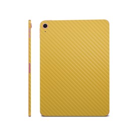 Carbon Fiber iPad Skin Compatible with Apple iPad A16 11 Gen (2025) - Solid Marigold - Premium 3M Vinyl Protective Wrap Decal Cover - Easy to Apply | Crafted in The USA by MightySkins