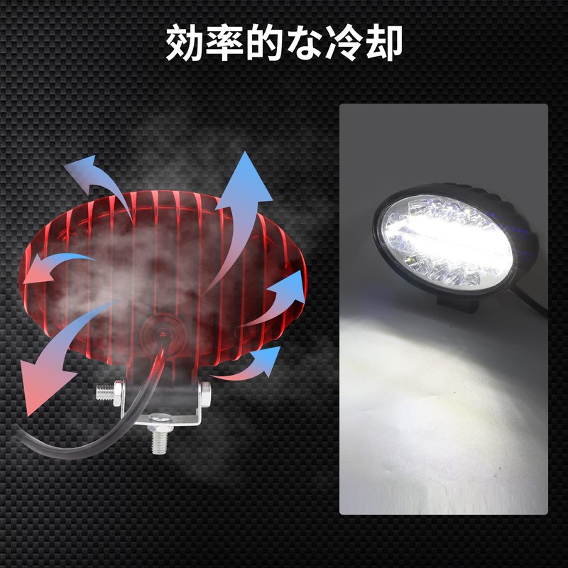 Aoling LED Work Light, 12 V, 24 V, Steady On,