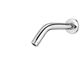 Shower Arm with Flange, 6 Inch Chrome Angle Extension Pipe, Adjustable Wall Mount Replacement for Fixed Shower Head & Handheld Showerhead (Chrome 6 IN)