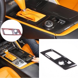 Unbranded For Corvette C7 2014-2019 Accessories Central Gear Shift Panel Cover Trim