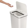 SIMPLI-MAGIC 79502 13 Gallon Touchless Sensor Trash Can, Rectangle Garbage