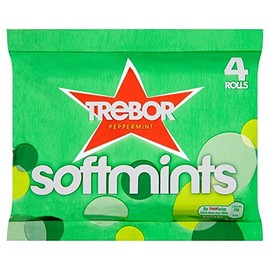 Trebor Softmints Peppermint (4 per Pack - 179g) - Pack of 6